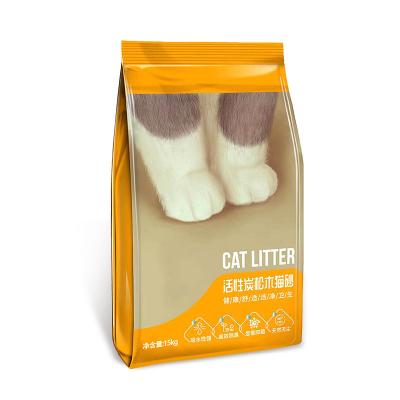 China Wholesale Best Price Natural Pine Wood Pellet Cat Litter Sustainable High Quality Cat Boarding Use for sale