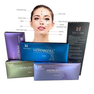 China Heremefill Hereme Long last pure cross-linked hyaluronic acid filler derma gel filler for face for sale