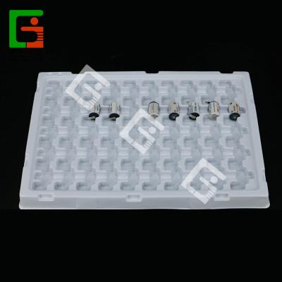 China Single Sided ESD Vacuum Forming Anti-Static Plastic Trays For Electronics Custom Black Vacuum Forming Plastic Cosmetic Blister Insert Tray for sale