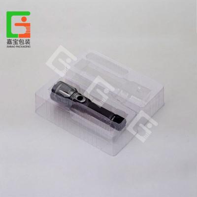 China Recyclable Plastic Consumer Electronics Blister Packing Flashlight Packaging for sale