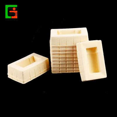 China Recycled Materials Flocked Clamshell 0.4mm PVC Custom Flocking Packing Blister Cosmetic Blister Packing Blister for sale