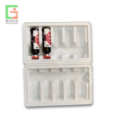 China New Customized Recycled White Medicine Blister Cover Medicine PVC Blister Tray Packaging Box Oral Liquid Box for sale