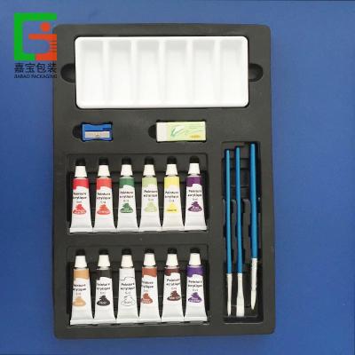 China Recycled Materials Wholesale High Quality Recyclable Material Pencil Ruler Stationery Plastic Packaging Box for sale