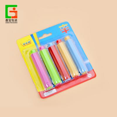 China Recycled Materials Stationery Slide Blister Packaging With Insert Cardboard Packs For Pencil for sale