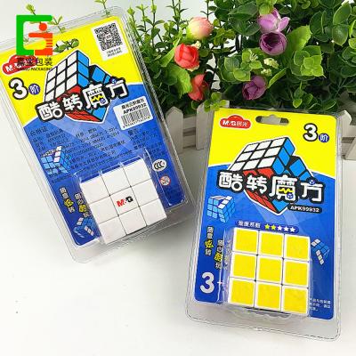 China Custom Toy Children's Toy Rubik's Cube Blister Packing Box PVC Accept JIABAO ZHE for sale