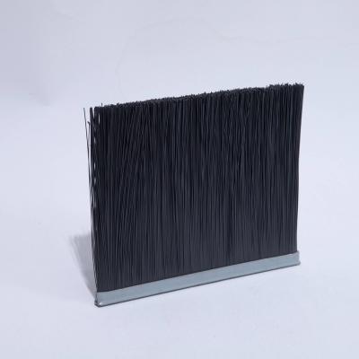 China Cleaning/Polish/Deburring Natural Fiber Sliding Door Strip Brush Metal Back Strip Spinning Brush for sale