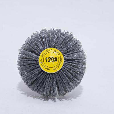 China Cleanging Abrasive Nylon Industrial Disc Brush For Deburring for sale