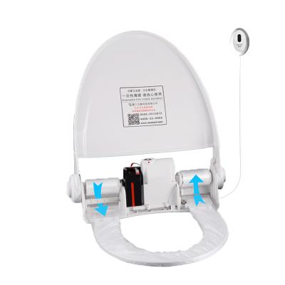 China Disposable Toilet Seats Toilet Seat Cover Hygienic Slow-end Automatic Toilet Seat With Sanitary Film Roll for sale