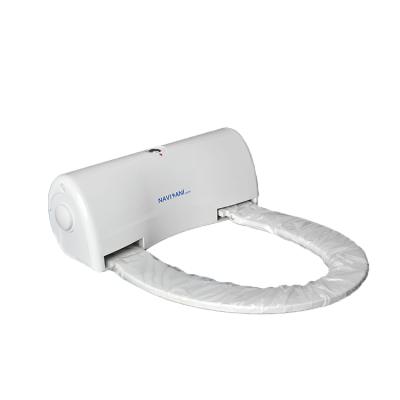 China Disposable Toilet Seat Cover Dispenser Modern Counter Digital Display With One Time Use Sanitary Film Strips for sale