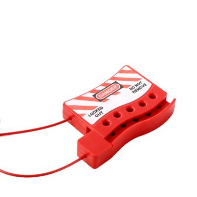 China High Security Adjustable Cable Braking Wire Security Lockout Tagout Steel Cable for sale