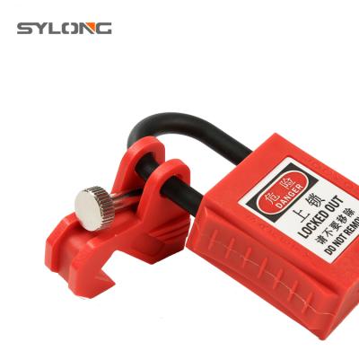 China Occupational Safety Lockout Safety Circuit Breaker Lockout Device With Locking Screw for sale