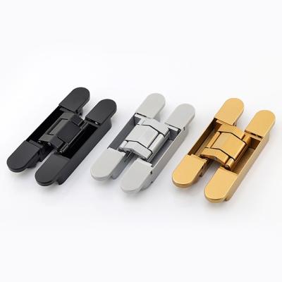 China Factory Folding Modern Invisible Hinge Adjustable Hidden Flush Door Hinges For Door for sale