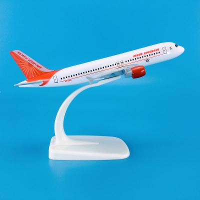 China New Product Global Hot Sale 1:235 16cm Baza Airplane Model Aircrafts Airbus A320-200 Air India Zinc Alloy Model for sale