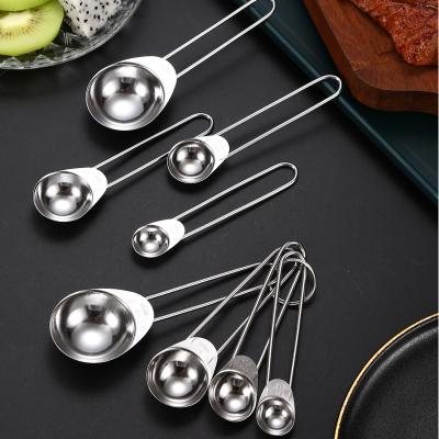 China New Sustainable Wholesale High Quality Poruduct Creative Kitchen Tools 4 Pieces SQ-3018 Set 430 Stainless Steel Doser for sale