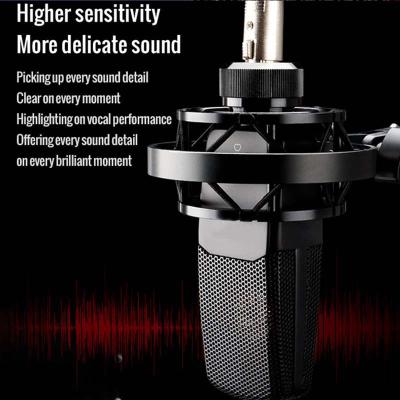 China Studio Handheld Mobile Phone OEM XLR Microphone Power Studio Microphone Recording Phantom Condenser for sale