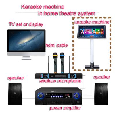 China KTV Home Karaoke Machine VOD Karaoke System 22 Inch Android Touch Screen Karaoke System For KTV Room for sale