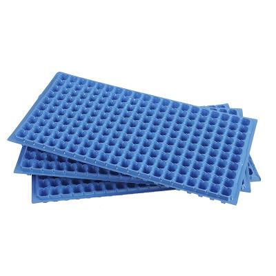 China Eco-friendly Agricultural Seed Planting Nursery Greenhouse Plant Flower Seed Trays Cultivate PVC Seed PS Seedling Tray for sale