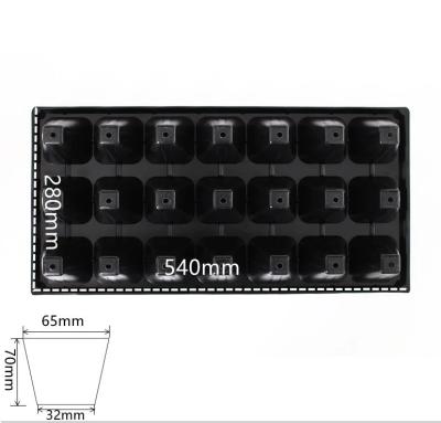 China Eco-friendly Seed Planting 15/21/32/50/72/98 Cells 54*28cm Hold Seedling Trays for sale