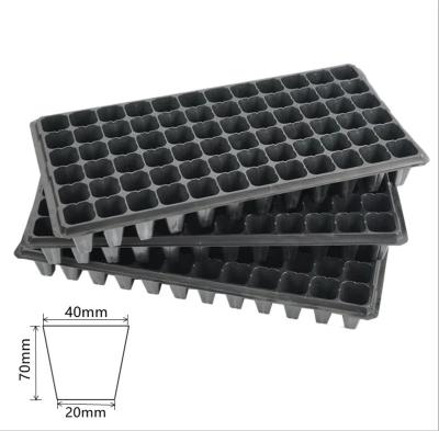 China Planting Deep Flowers 72 Cell Vegetable Nursery Seeding Trays For Rice Seedling Greenhouse for sale