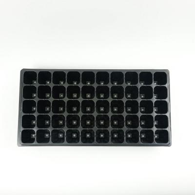 China Planting Flowers 50 Cell Plastic PS Hold Seed Starting Grow Germination Tray For Greenhouse Vegetable Nursery for sale