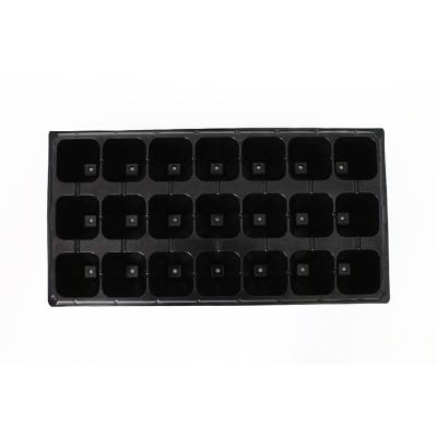 China Hot Selling High Quality 21 Hole Seed Plantin Eco-friendly Garden Deepened Seed Germination Plastic Sprouter Vegetable Tray for sale