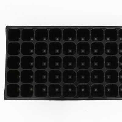 China Hot Selling High Quality Reusable Plastic Tree Plant Nursery Seed Germination Tray 50 Cell Seedling Trays For Greenhouse for sale