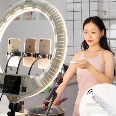 Chine 100W 22 maquillage de beauté de Ring Light FS-640II 3200K LED Ring Fill Light For Eyelash de pouce à vendre