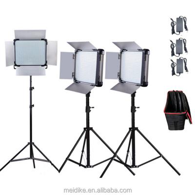 China equipo de iluminación de iluminación video profesional de la película del LCD del equipo de 80W D-1080II con el soporte ligero en venta