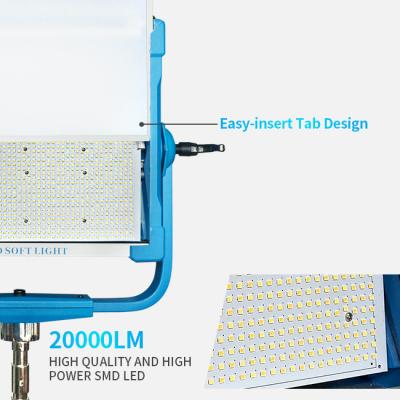 China Van Draagbare LEIDENE van DMX het Aluminiumlegering Filmlichten, 200 Wattssmd LEIDENE Fotografielichten Te koop