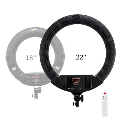 China extensión digital Ring Light Kit de la pestaña del maquillaje de la luz del anillo de 22 pulgadas 55 cm teledirigidos en venta