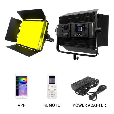 Cina luce di pannello di 2700K 7500K RGB LED, controllo del App di Bluetooth della luce di inondazione da 120 watt LED in vendita