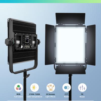 China tragbares Rgbw führte Fotografie-Film-Studio-Videolichtpaneel-photographische Beleuchtung mit DMX 60w zu verkaufen