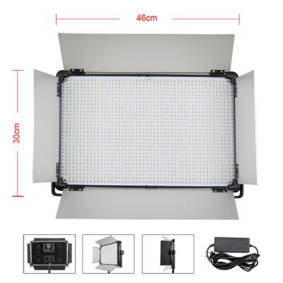 China Digital Display LED Soft Panel Light Bi Color 3200k 5500k Full Metal 120watt Phototgraphy Lamp for sale