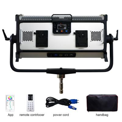 China Dc 26v RGB LED Video Light Aluminum Alloy Panel Lights 300w Professional Film Lighting en venta