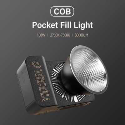 China 100w Full Power Bi Color Cob Led Camera Light 30000lux bowen mount zu verkaufen