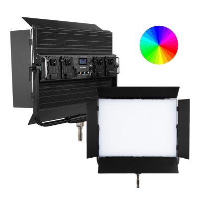 China Full Color 2800k 9990k Rgb Led Studio Lights 500w Video Panel Light With Gel Mode For Indoor Camera Photography zu verkaufen