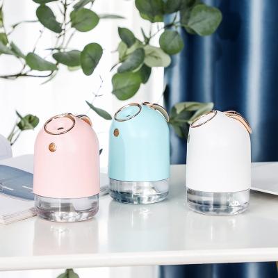 China Mini Cup H2O Car Ultrasonic Personal Pink Mist Humidifier Portable Rechargeable Air Humidifier for sale