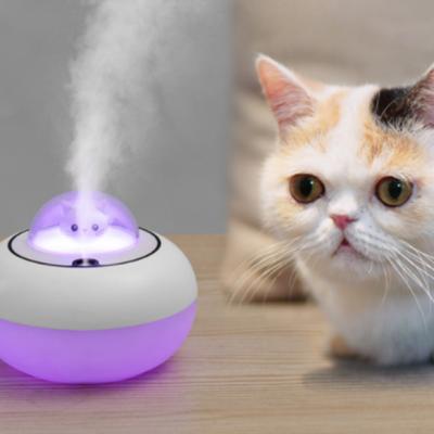 China Creative USB Electric Led Mist Air Humidifier Cool Cute Cat Sleeping Hotel Humidifier For Kids for sale