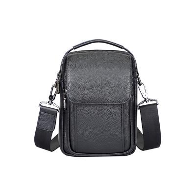 China High Quality Shoulder Weekend Going Out Messenger Bag Designer Leather Crossbody Bag Men Black Adjustable One Small Shoulder Bag for sale