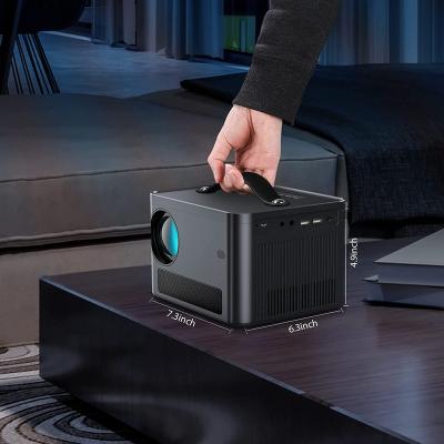 China 3D 5G WiFi Ready Projector 8000 Lumens Full HD 1080P Home Theater and Portable Outdoor Movies Android Video Projector for sale