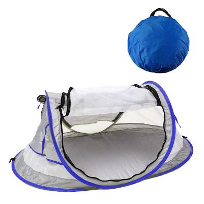 China Pop Up Portable Easy Foldable Foldable Pop Up Peapod Tent For Kids Lightweight Plus Breathable Travel Tent Zippers Mosquito Net PeaPod Tent for sale