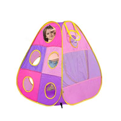 China Easy Foldable 5 in 1 Play Tent with Tunnel Ball Pit and Basketball Hoop 5 Piece Play Tent for Girls Toddlers Tent Playhouse Kids Play Game for sale