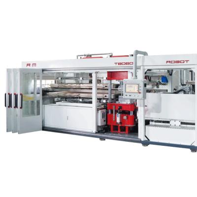 China Trays RM T8060 machine hand palletizing system for in mold cutting positive and negative pressure thermoforming machine for sale