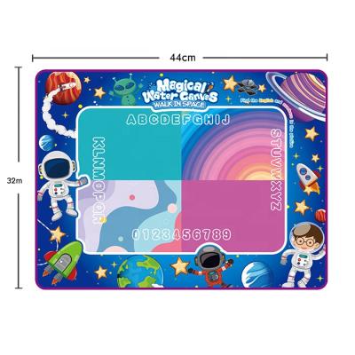 China Children Drawing Writing Education Mini Recycle Educational Toys Color Wholesale Water Canvas Magic Aqua Doodle Drawing Mat For Children for sale