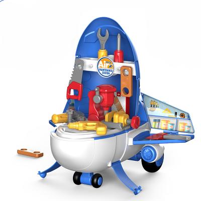 China Pretend Play Toys Children Toys Play House Plastic Toy Tool Kit Construction Mechanic Toolbox Toy Set for sale