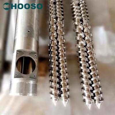 China Building Material Shops Professional Parallel Screw Barrel Extruder China Maker Plastic Machine Screws for sale