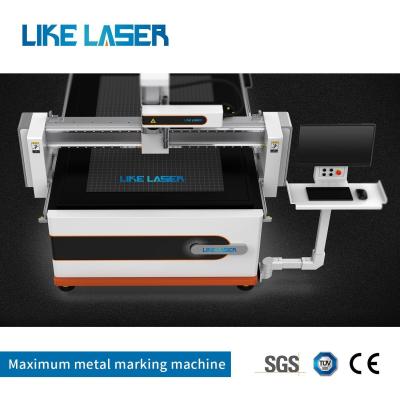 China Air Cooling 2022 Laser Embossed Etching Machine for Elevator Decorative Plate Engraving for sale