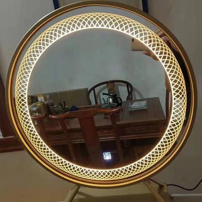 China Working Mode Laser Pulse 2022 Glass Makeup Mirror for LED Touch Decorative Mirror for sale