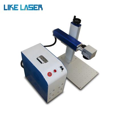 China Tragbare Faserlasermarkierungsmaschine Metallfreie Probenmarkierung Mini-Lasermarker zu verkaufen