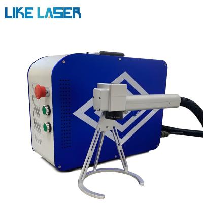 China Stainless Steel Mugs Metal Nameplate Fiber Laser Marking Machine for Gold Silver Brass for sale